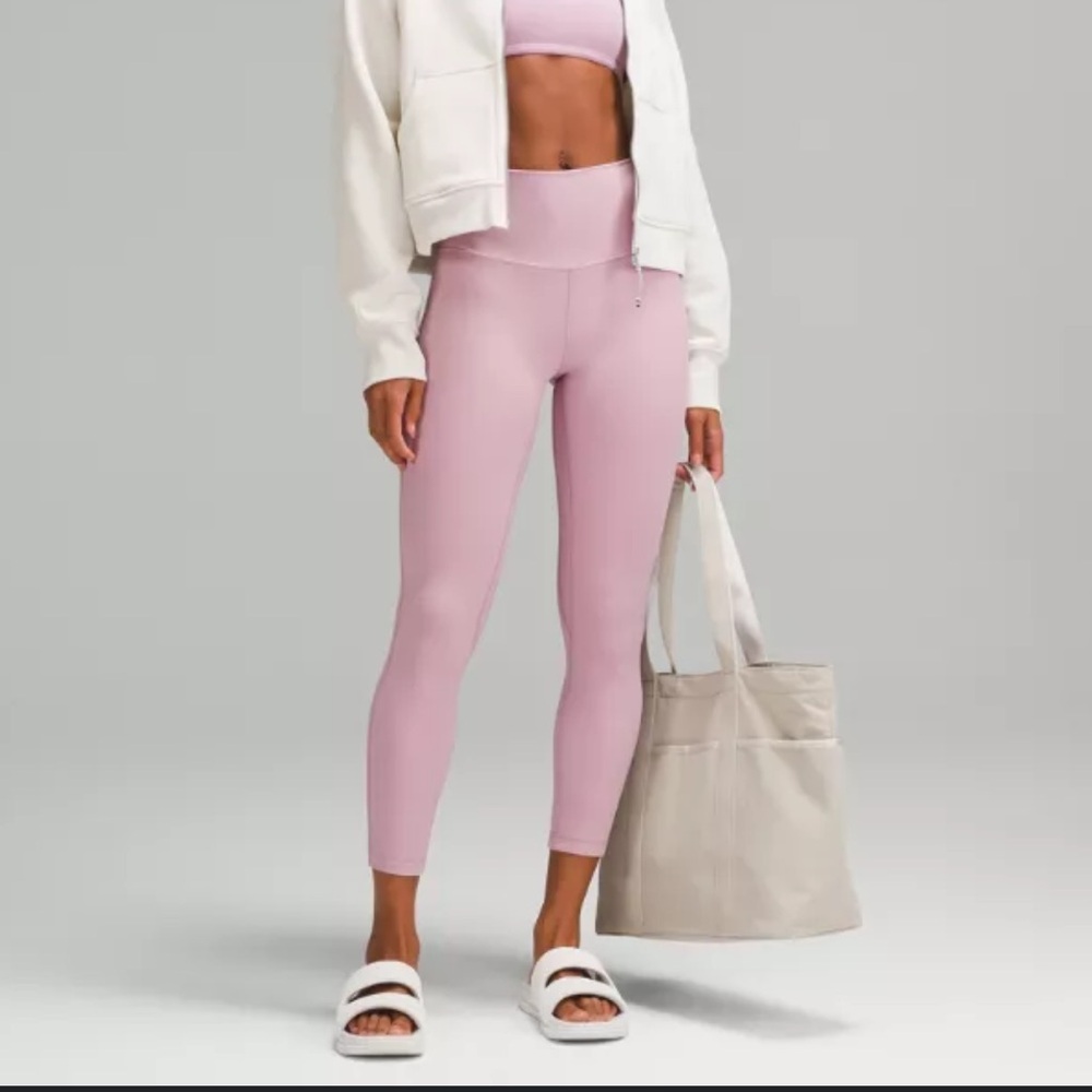 SOLD Lululemon Athletica (Rose Blush) Pink 28” Align Leggings & Top set